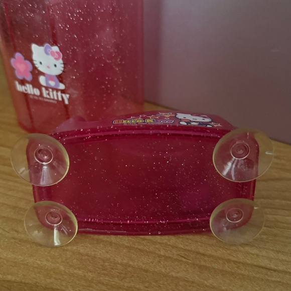 Vintage 2002/2003 Hello Kitty Pink Sparkle Desk Set - Picture 5 of 12